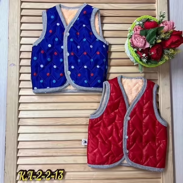 Хлопковые детские жилетки