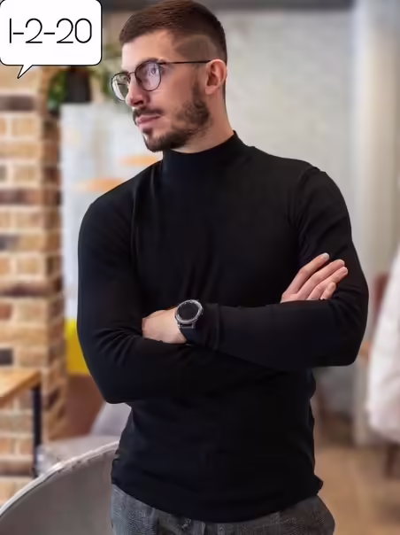 Мужские водолазки на флисе