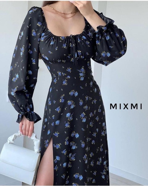 Милые женские платья с разрезом