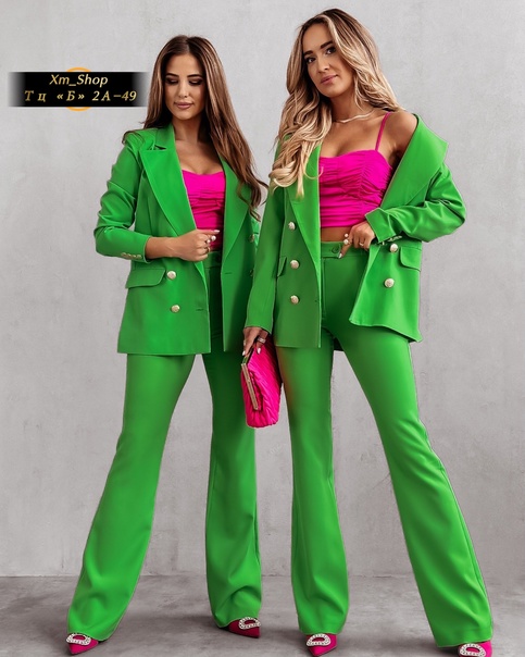 Элегантные стильные женские костюмы палаццо