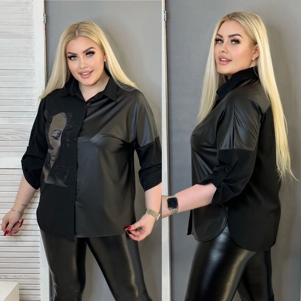 Хлопковые мягкие стильные женские рубашки