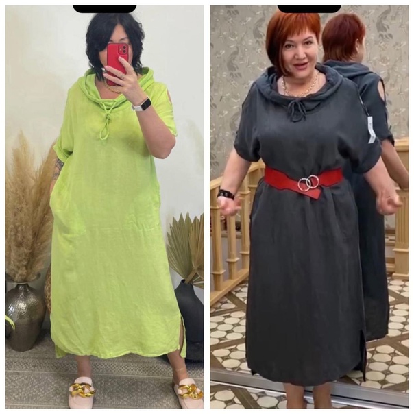 Льняные женские платья