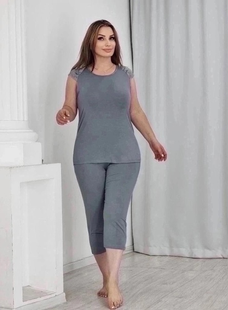 Домашние милые однотонные женские пижамы