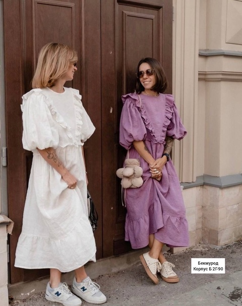 Воздушные женские платья льна