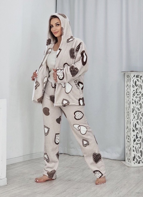 Пушистые женские пижамы