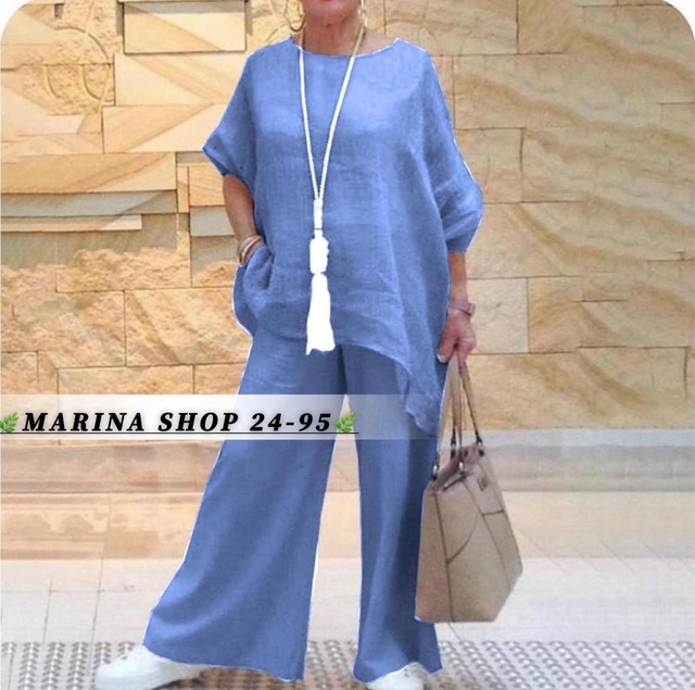 Льняные женские костюмы