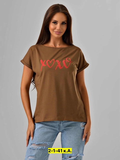 Хлопковые женские футболки