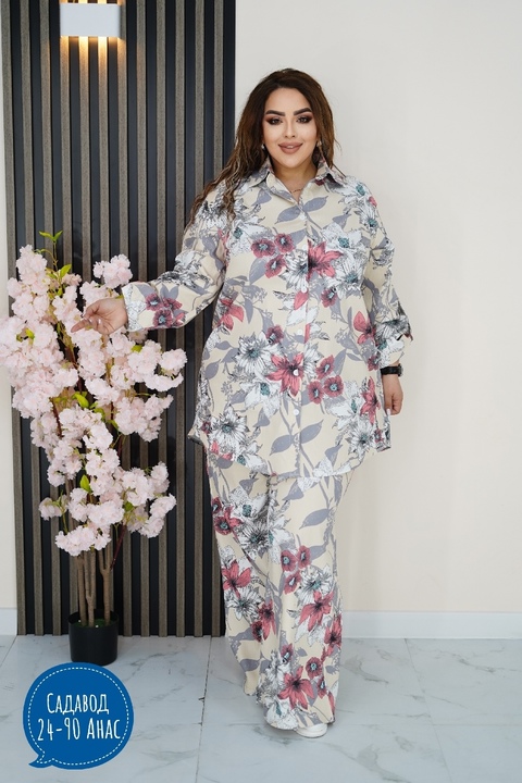 Хлопковые женские костюмы