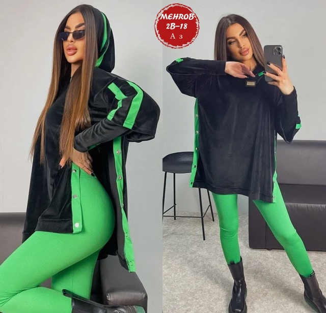 Бархатные женские костюмы