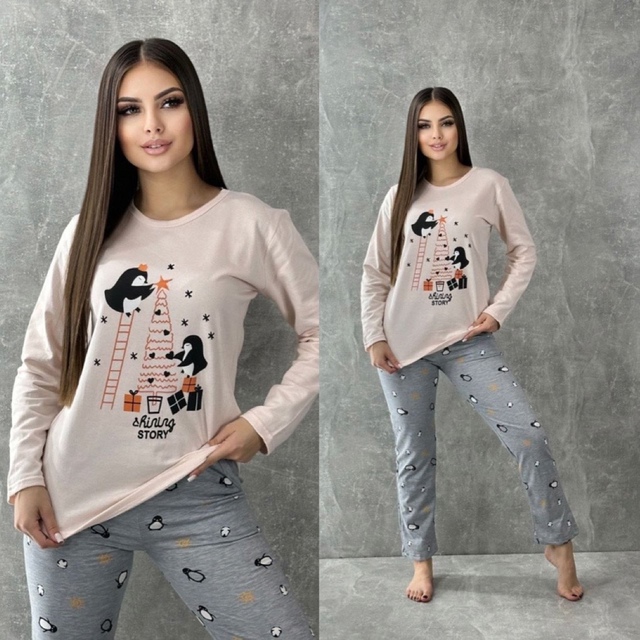 Хлопковые женские пижамы