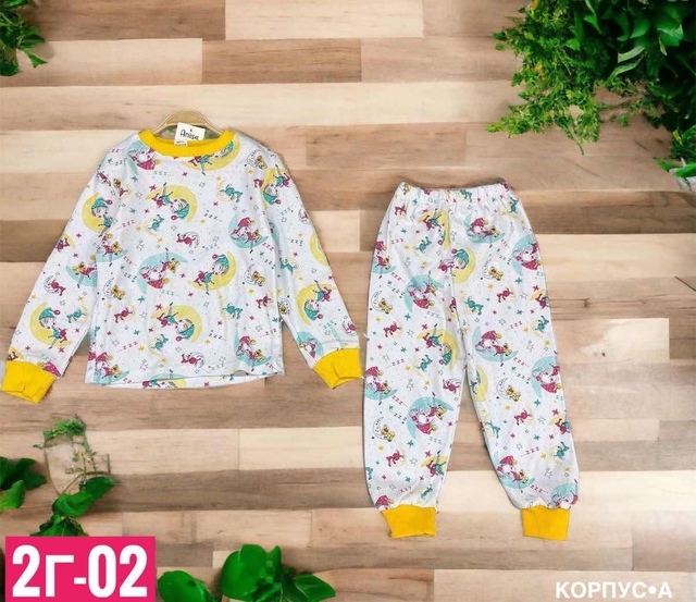 Хлопковые детские пижамы