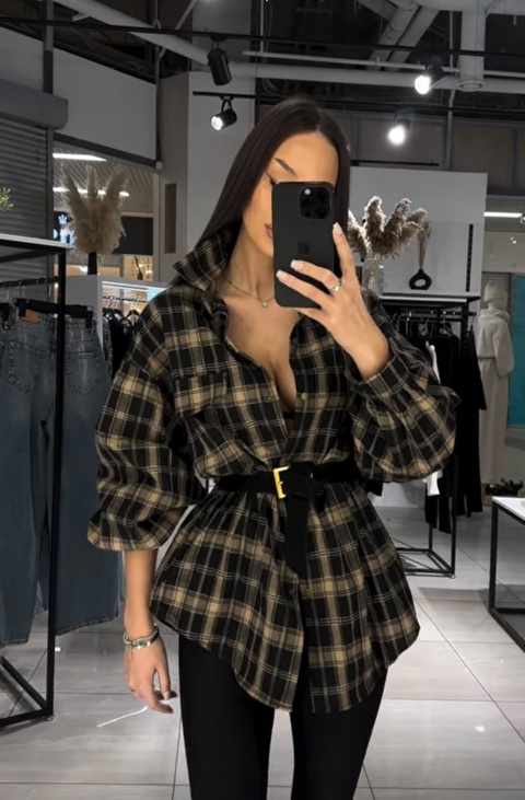 Мягкие женские рубашки в клетку