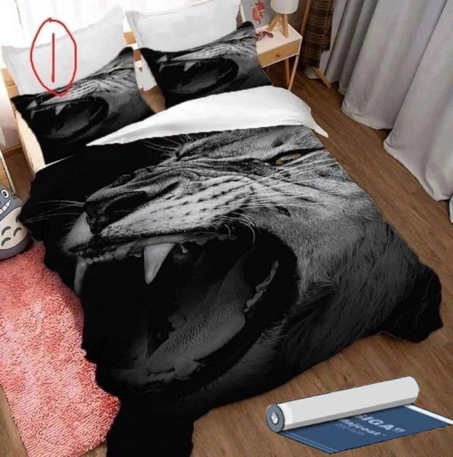 Постельное бельё с принтом 3d