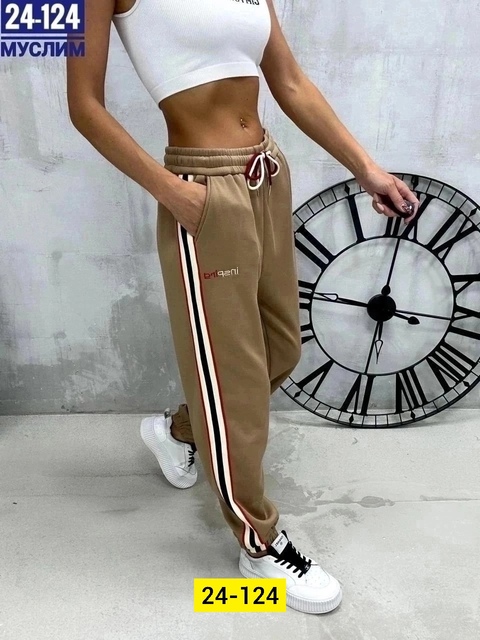 Спортивные женские штаны на флисе