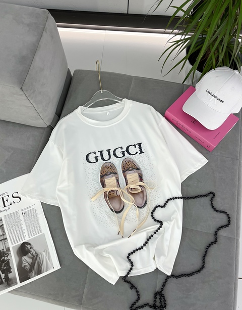 Женские футболки gucc@