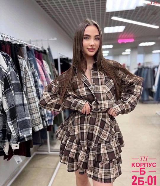 Женские платья в клетку