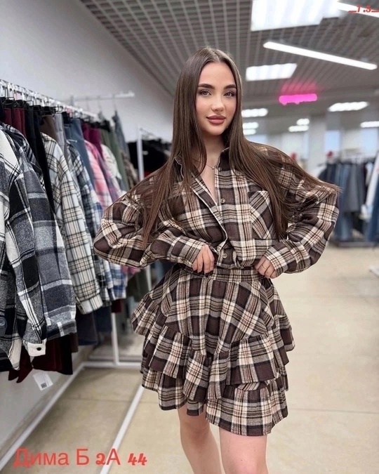 Женские платья в клетку