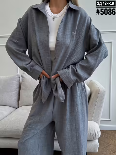 Женские костюмы льна