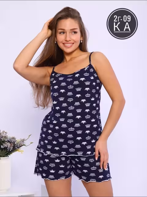 Хлопковые женские пижамы