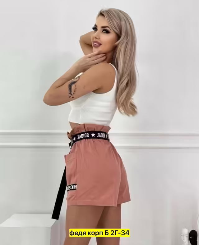 Хлопковые женские шорты