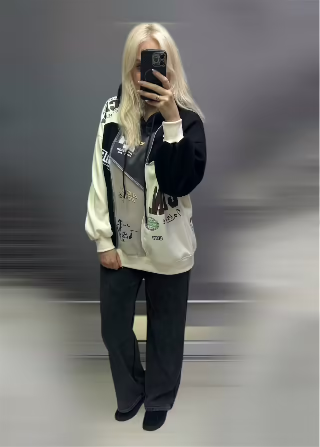 Стильные женские худи