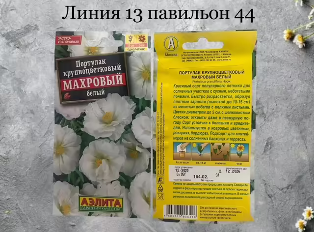 Махровые семена портулака