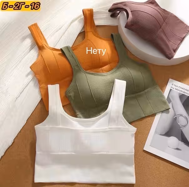 Женские топы с тонким паралоном