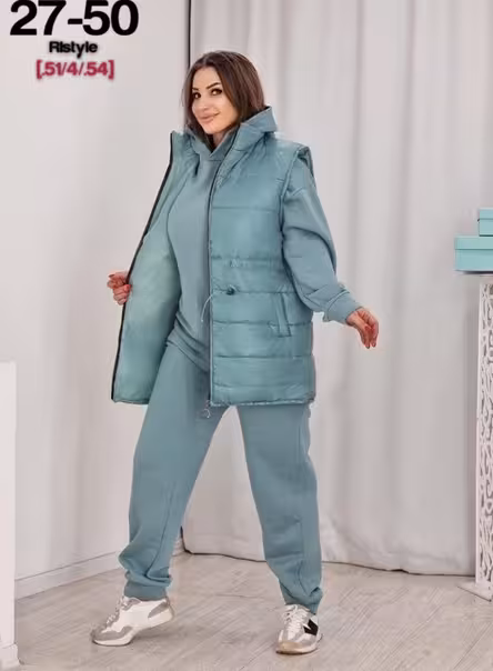 Женские костюмы тройки из флиса