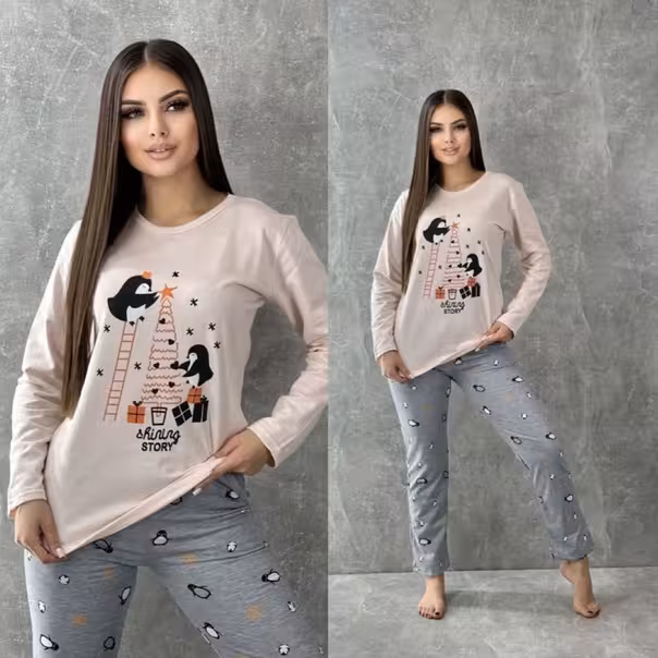 Хлопковые женские пижамы