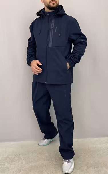 Спортивные тёплые мужские костюмы на флисе