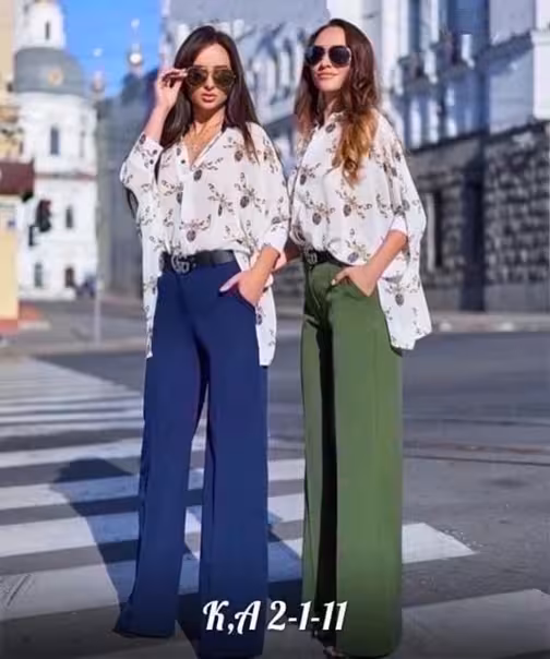 Идеальные женские брюки клёш палаццо