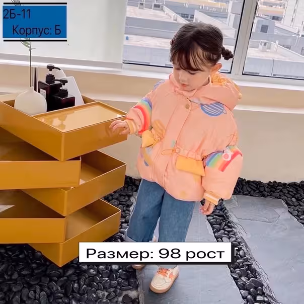 Фабричные тонкие красивые детские куртки