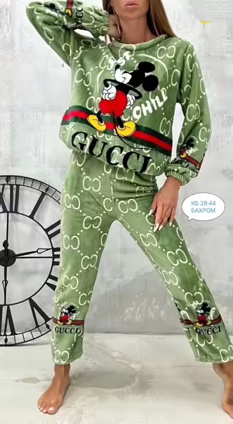 Осенние зимние женские пижамы