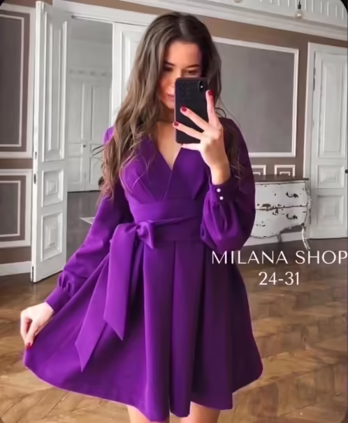 Облегающие однотонные вечерние женские платья