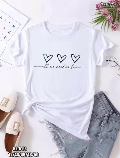Хлопковые женские футболки
