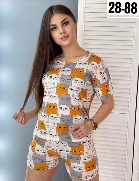 Хлопковые женские пижамы