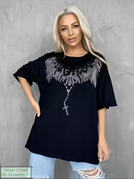 Свободные женские футболки