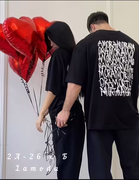 Парные женские футболки